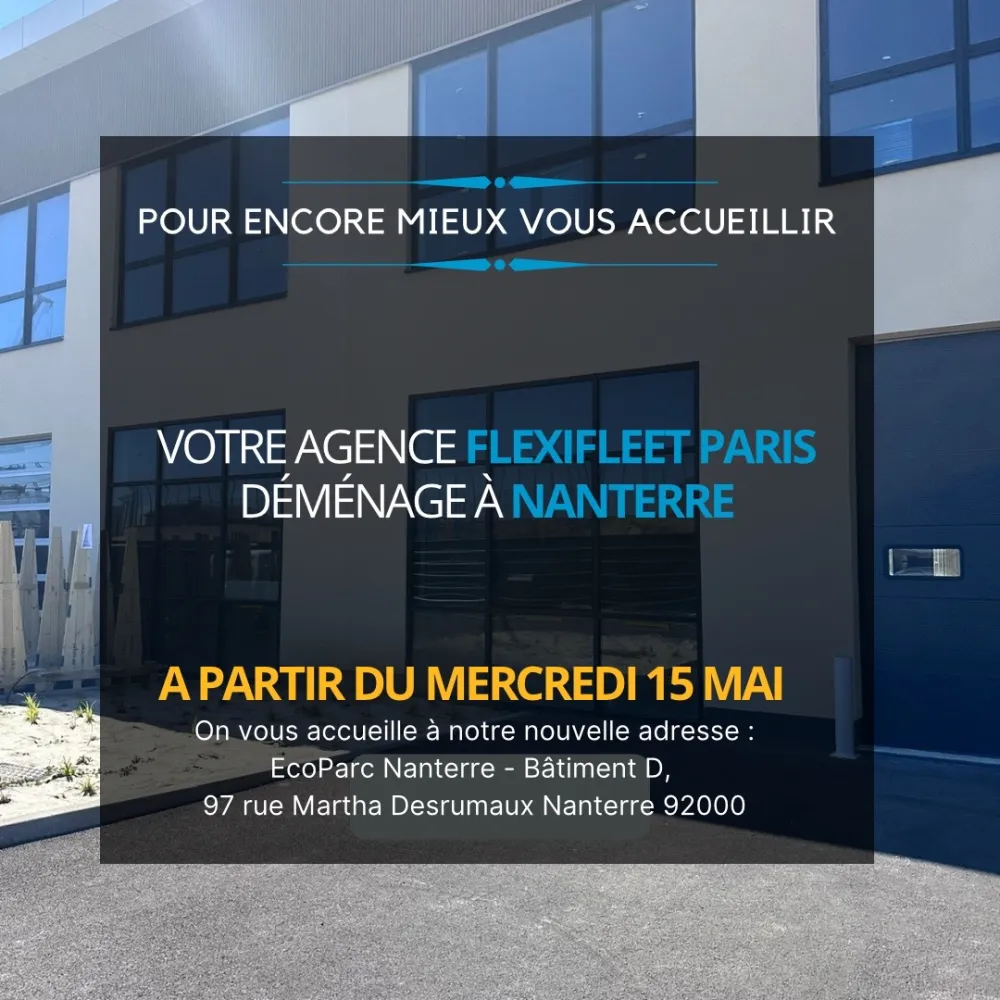 FlexiFleet Paris déménage à Nanterre !