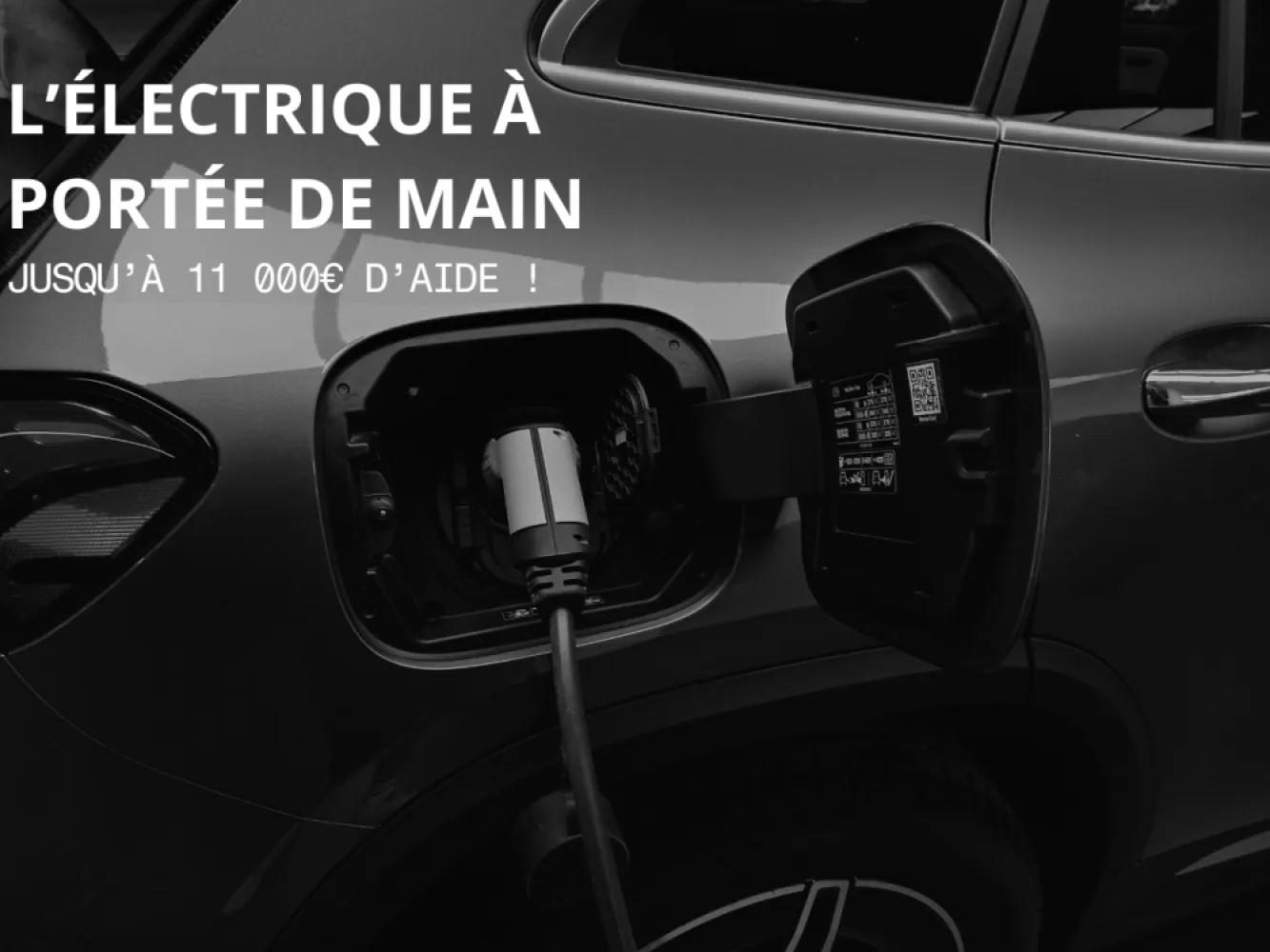 PASSER À L'ÉLECTRIQUE Jusqu’à 11 000€ d’aide !