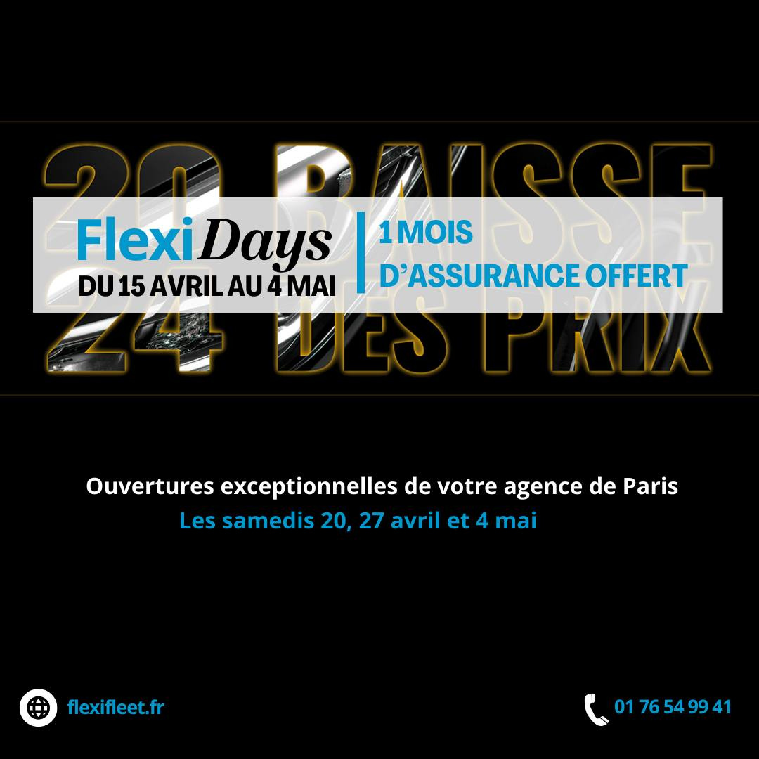 FlexiDays dans les agences FlexiFleet de Paris et Lyon !