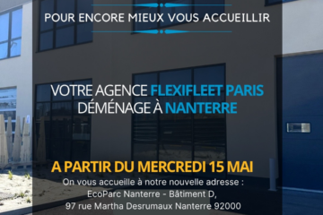 FlexiFleet Paris déménage à Nanterre !